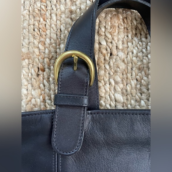 COACH Vintage Waverly Black Leather Small Handbag - Picture 3 of 10